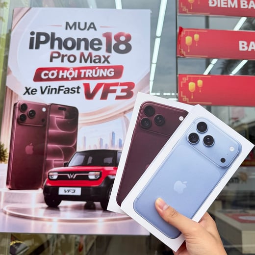 Mở hộp trên tay iPhone 18 Pro chính hãng và cơ hội trúng xe VinFast VF3 tại Minh Hoàng Mobile