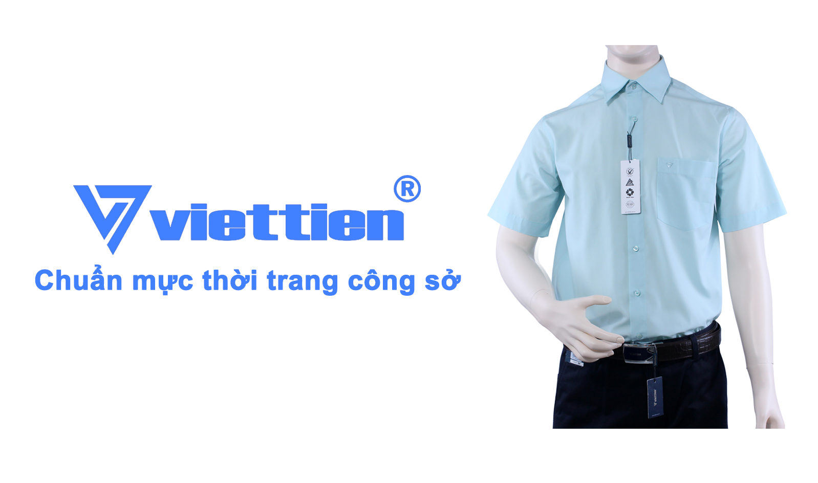 Áo sơ mi Việt Tiến dài tay