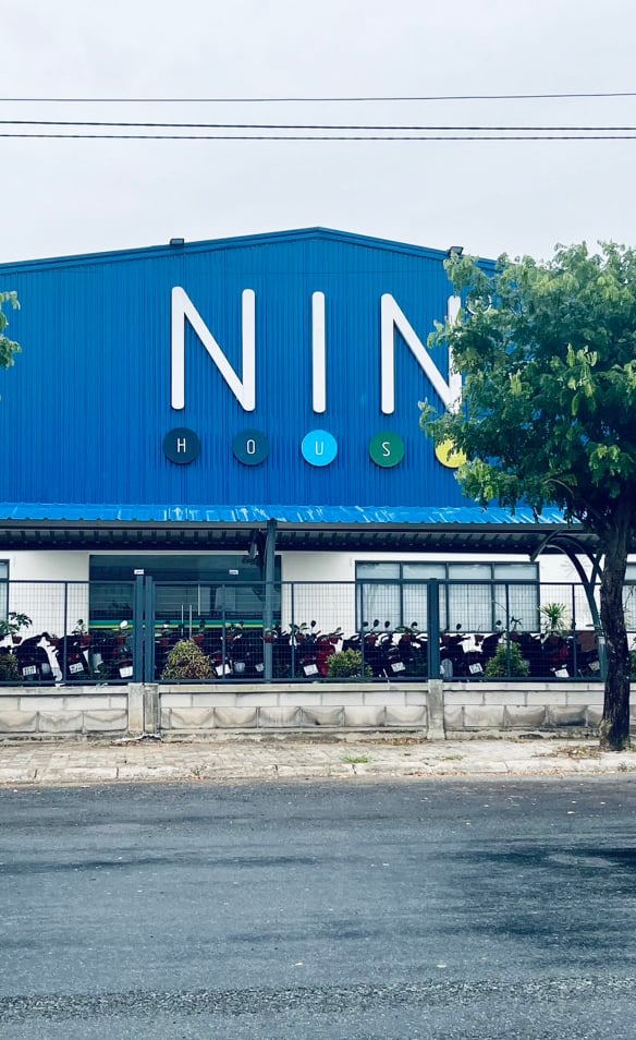 Nhà máy NIN House tại Long An với diện tích hơn 5000m2
