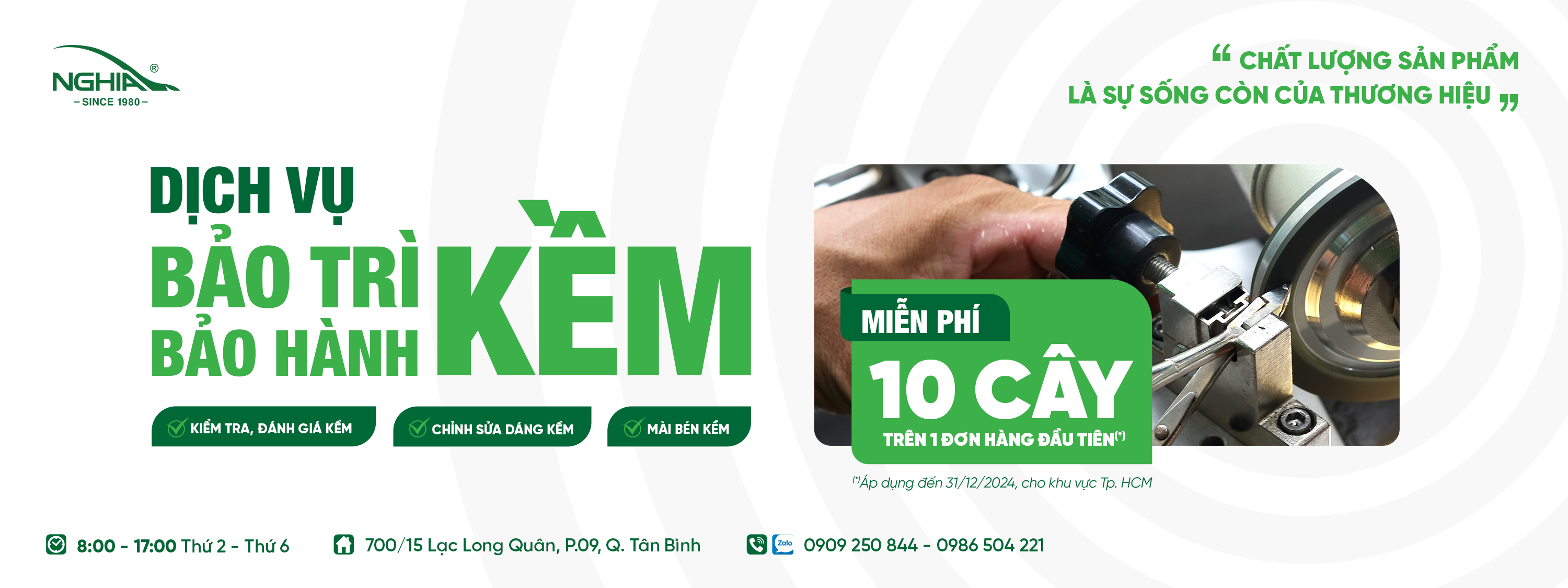 Dịch vụ mài kềm