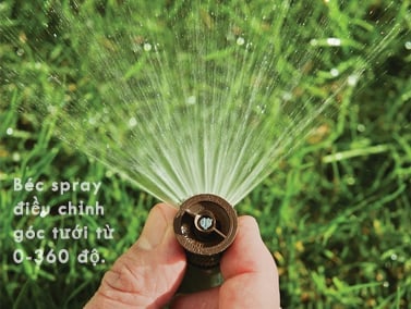 Tưới cảnh quan - Béc tưới Spray