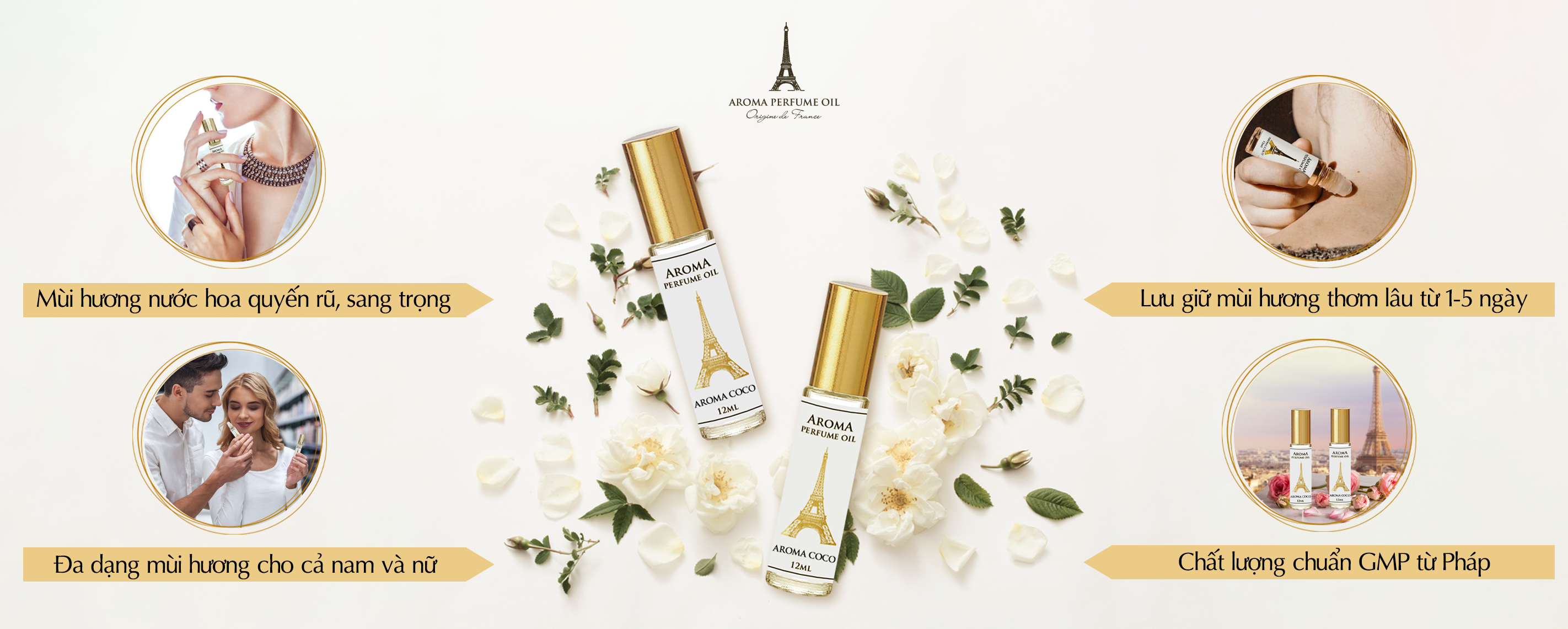 Tinh dầu nước hoa Pháp Aroma
