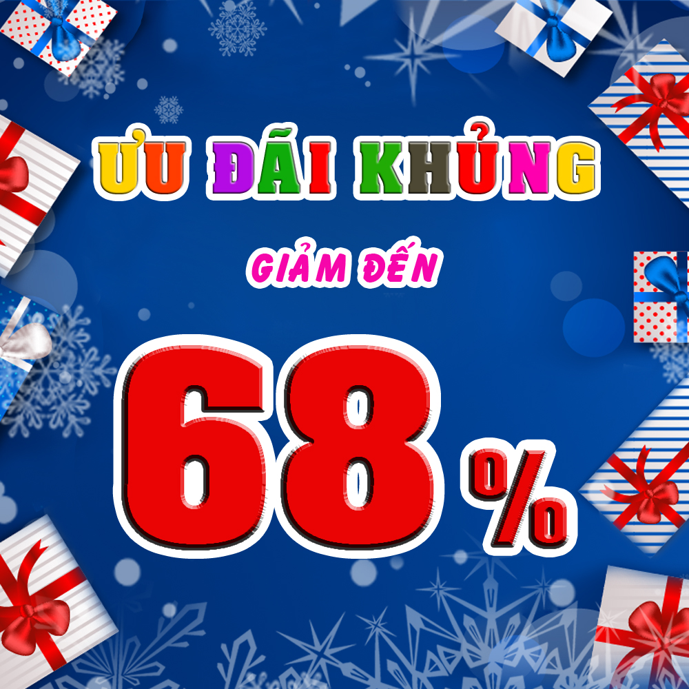 ƯU ĐÃI KHỦNG 68%