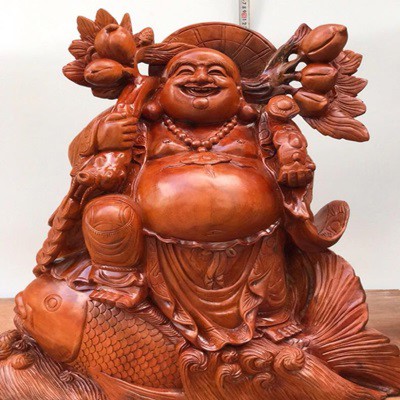 tượng di lặc - nội thất mỹ nghệ mêkongwoods