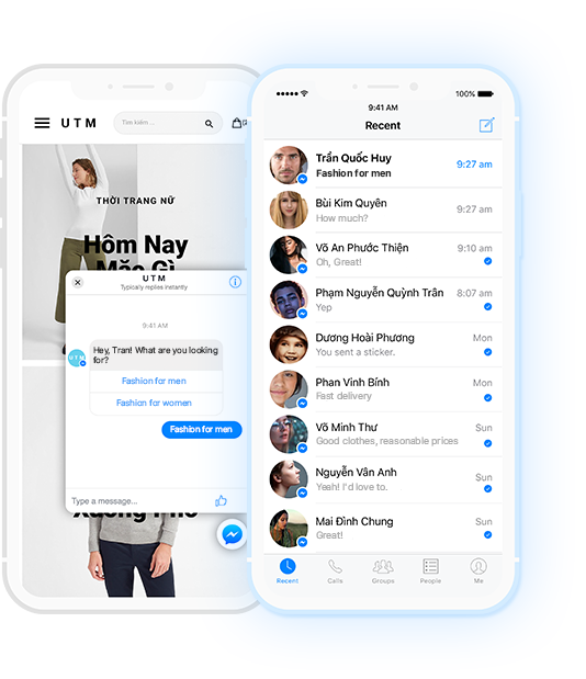 24/7 sales and customer care on Facebook