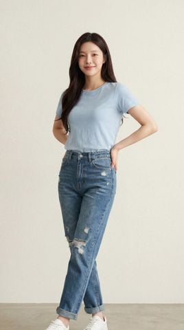 Áo T-Shirt nữ May 10 mã 140226069LV Xanh mint Áo T-Shirt nữ May 10 mã 140226069LV Xanh mint