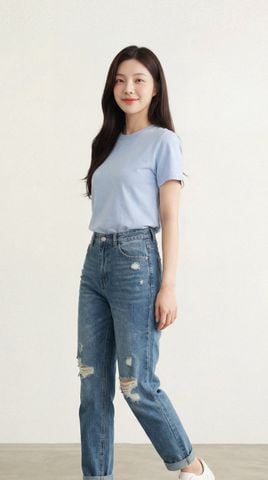 Áo T-Shirt nữ May 10 mã 140226069LV Xanh dương Áo T-Shirt nữ May 10 mã 140226069LV Xanh dương