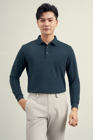 Áo phông nam dài tay May10 mã 140122483 XANH RÊU Áo phông nam dài tay May10 mã 140122483 XANH RÊU