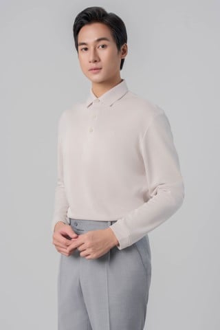 Áo phông nam dài tay May10 mã 140125241FL BE SÁNG Áo phông nam dài tay May10 mã 140125241FL BE SÁNG