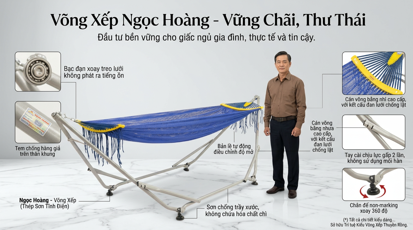 Võng xếp Thuyền Rồng