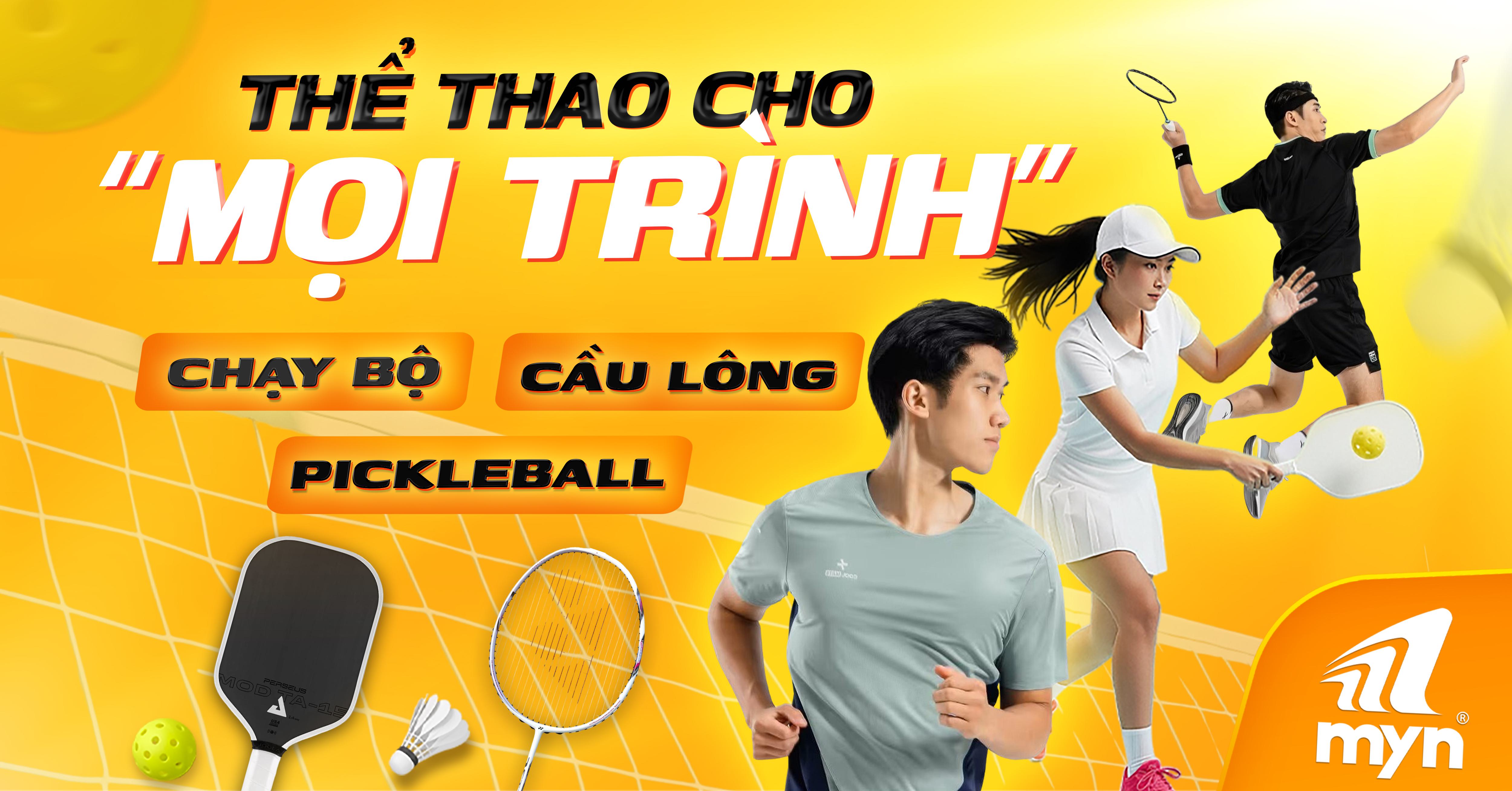 ĐẦY ĐỦ SẢN PHẨM PICKLEBALL CHO MỌI TRÌNH CHƠI