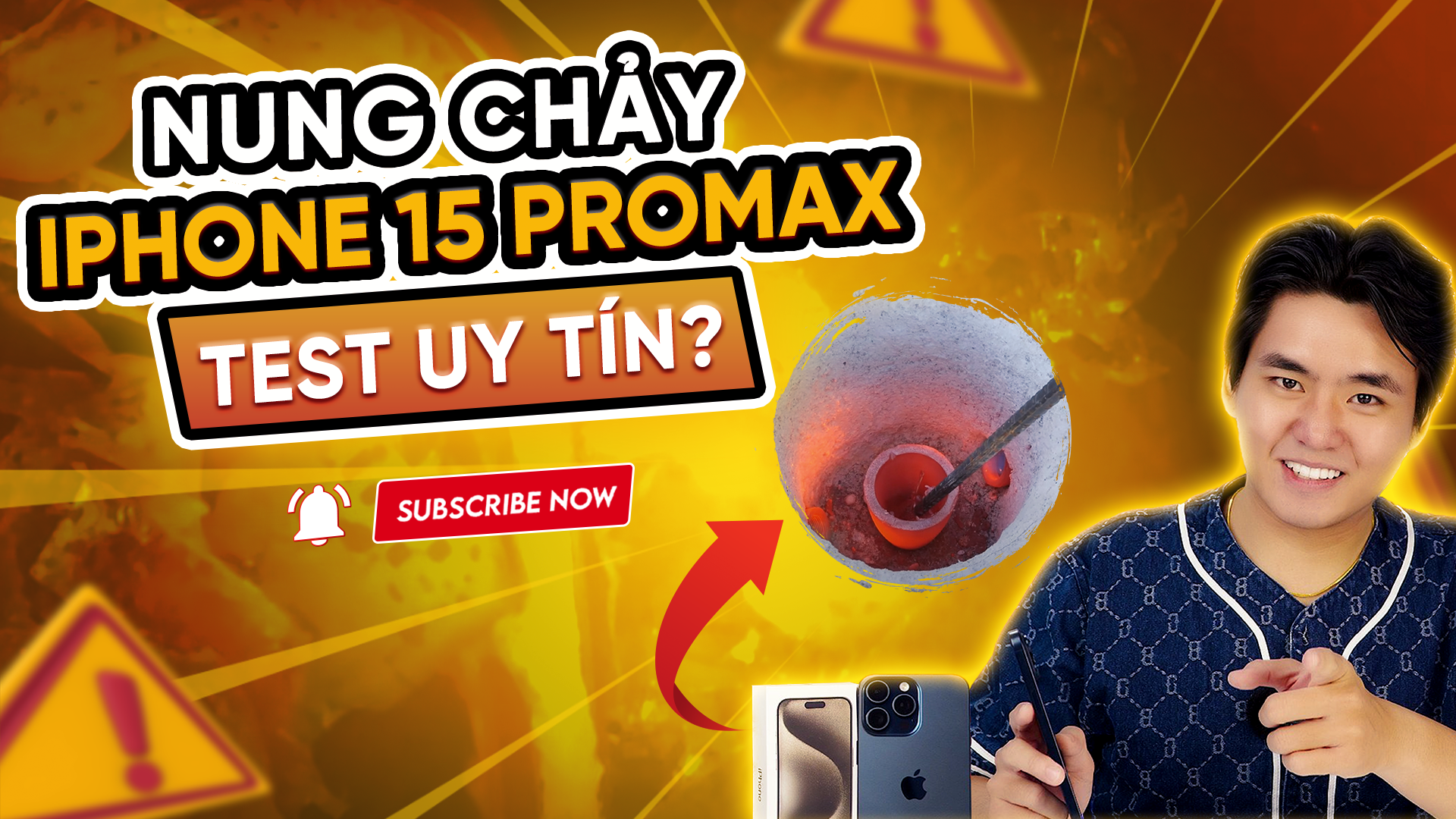 Nung chảy Iphone 15 promax  Didonghanhphuc.vn #apple #iphone15 #iphone15promax
