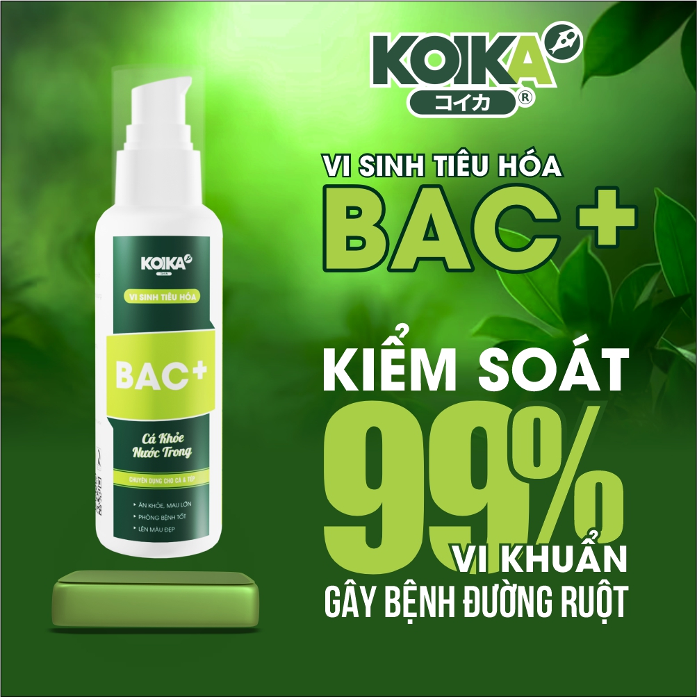 BAC+ - Men Tiêu Hoá dành cho Cá và Tép cảnh