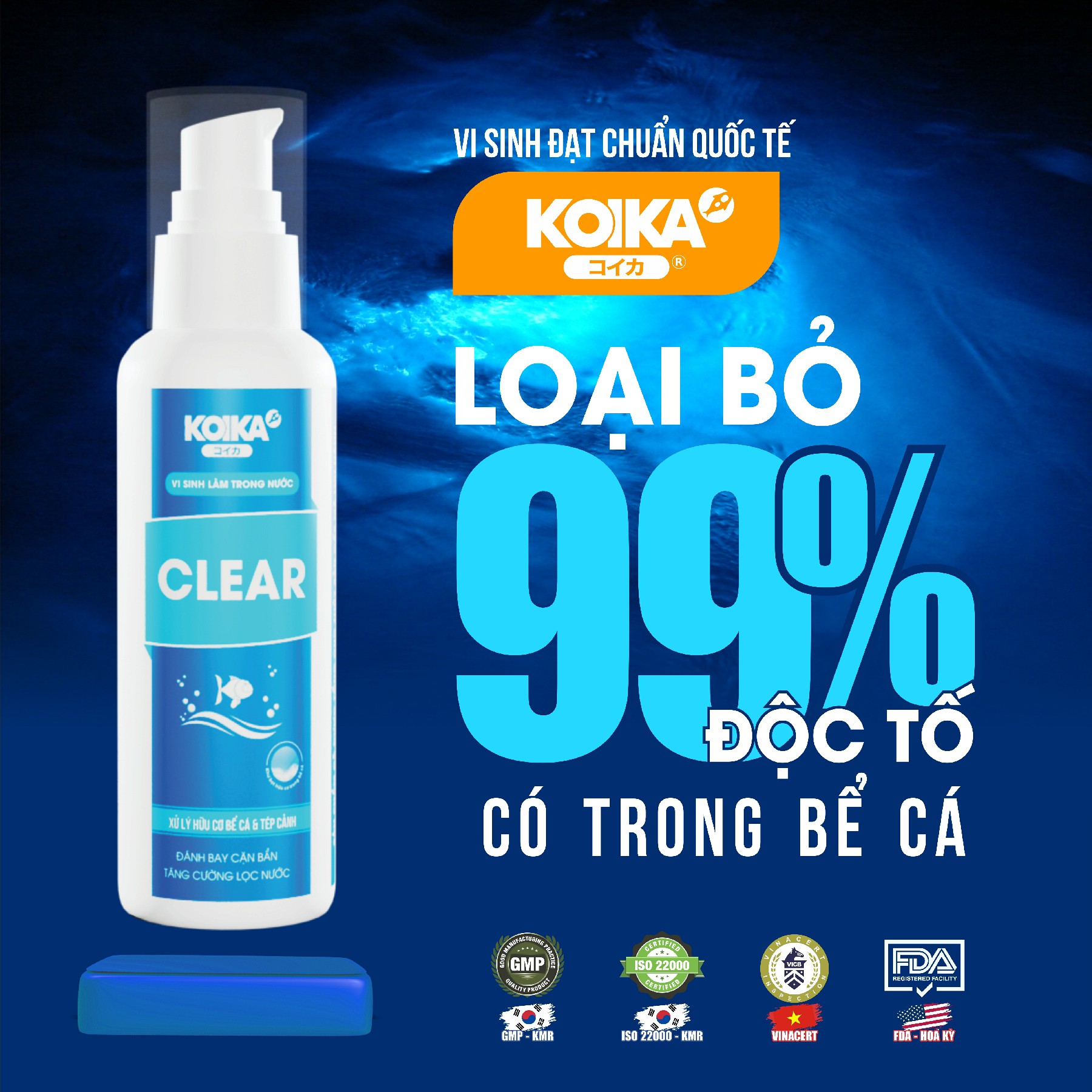 CLEAR - Vi Sinh Làm Trong Nước