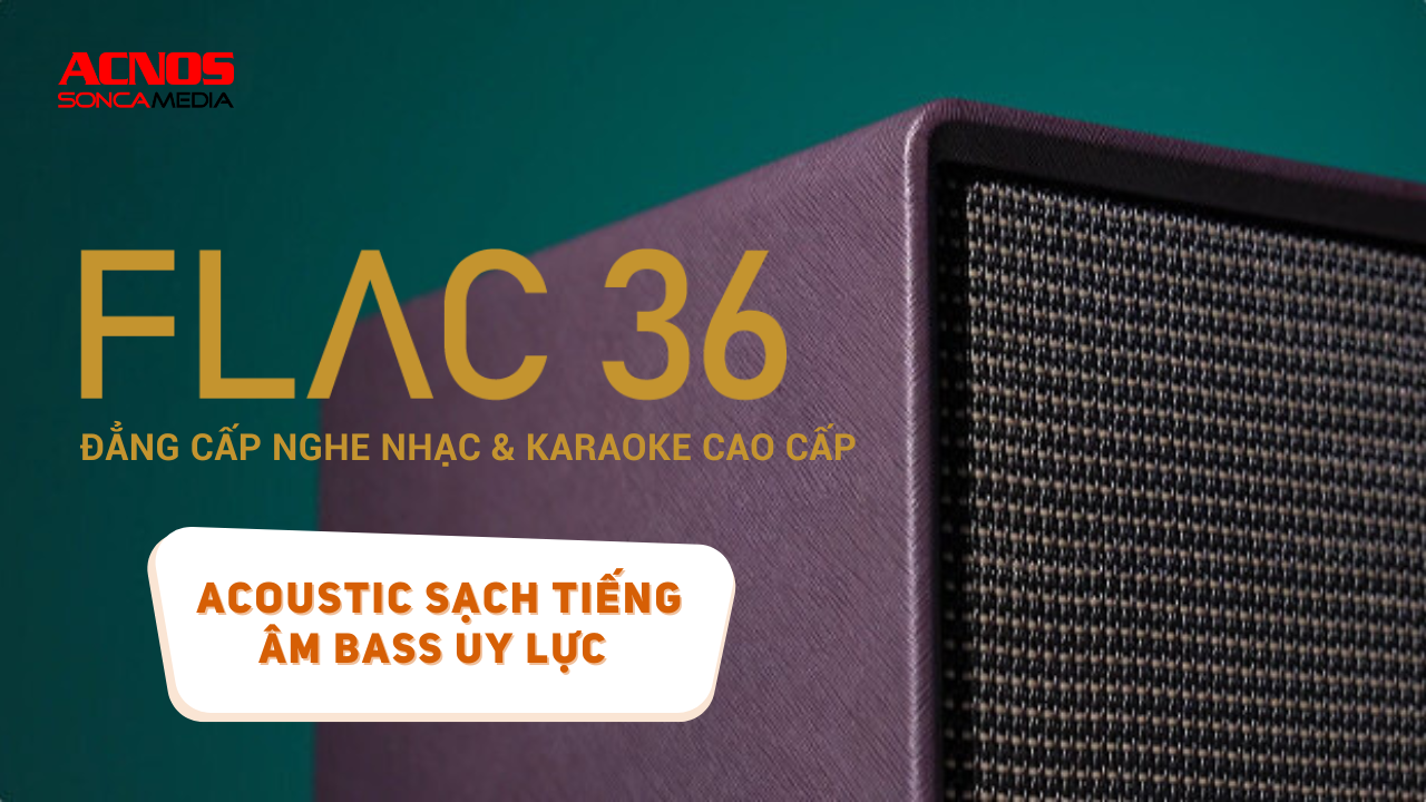 Loa karaoke di động xách tay ACNOS FLAC 36 là sản phẩm của Soncamedia được ra mắt đúng dịp Tết Nguyên Đán 2024, không chỉ phục vụ nhu cầu ca hát mà còn đáp ứng nhu cầu thưởng thức những kiệt tác âm thanh.