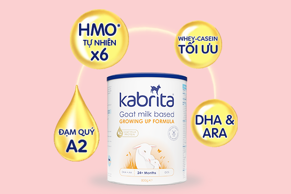 Vì sao nên chọn <br> sữa dê Kabrita?