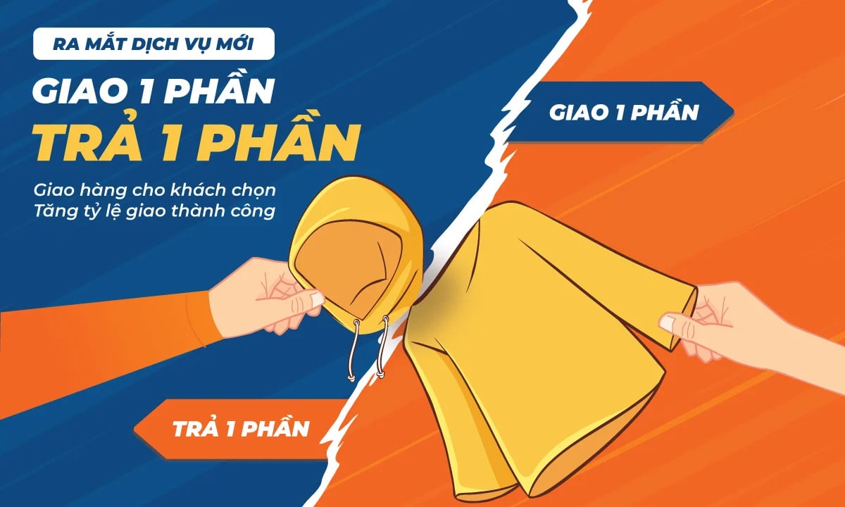 Dịch vụ giao trả một phần cực kỳ tiện lợi