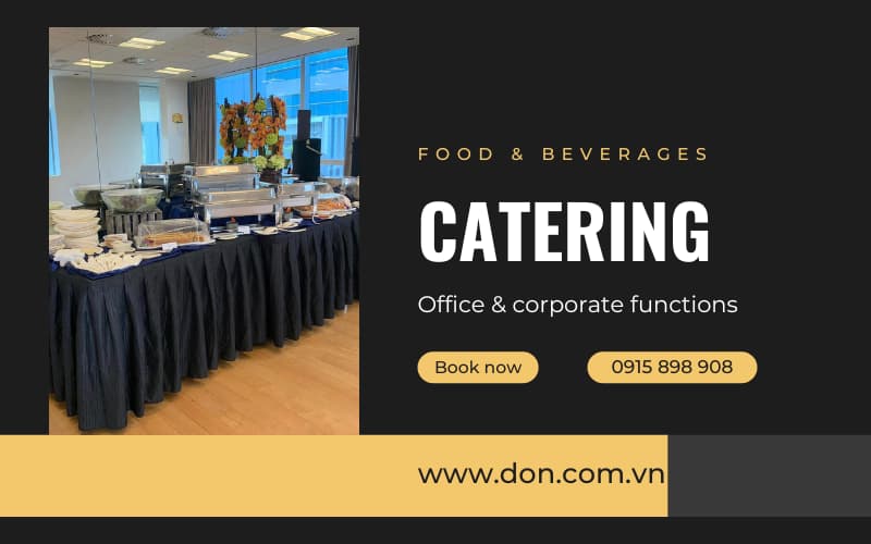 Dịch vụ đặt tiệc và sự kiện - Don Catering  & Event Service