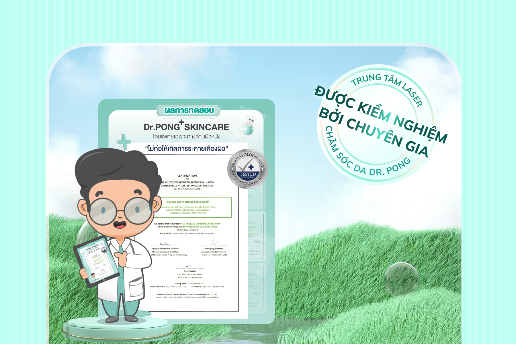 Sản phẩm đạt chuẩn quốc tế và được kiểm định nghiêm ngặt