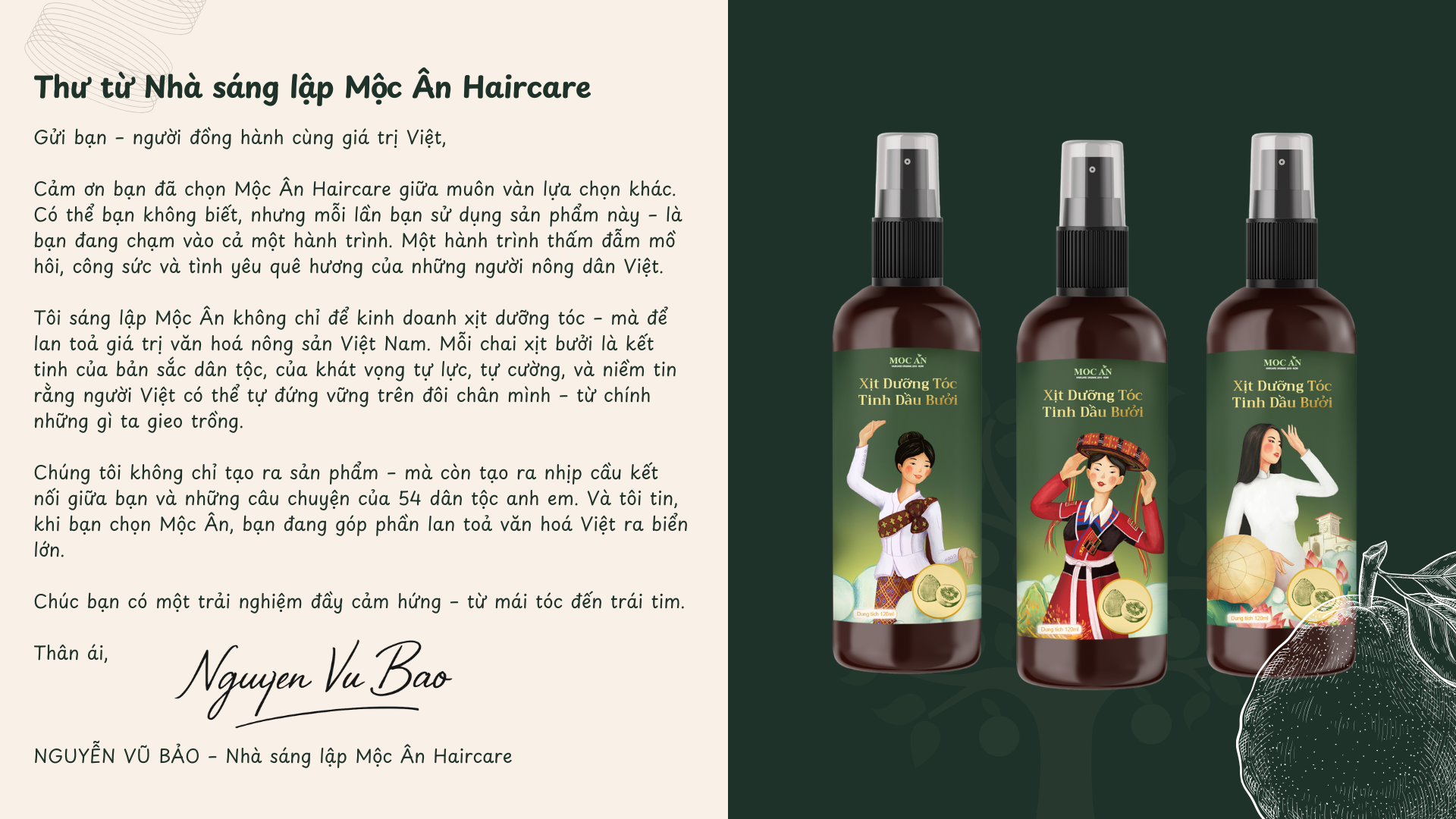 LÁ THƯ TỪ NHÀ SÁNG LẬP