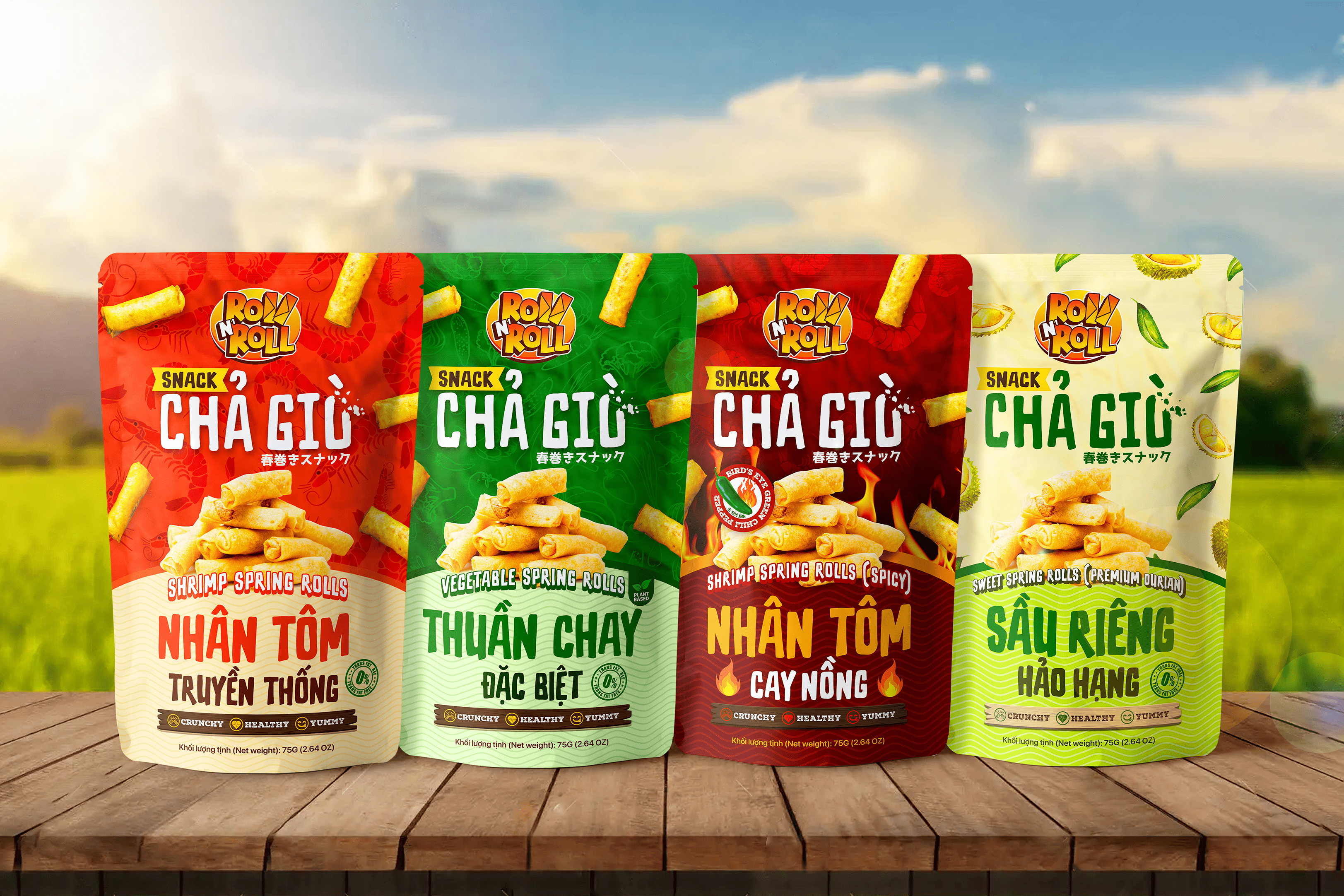 Snack Chả Giò Roll N' Roll