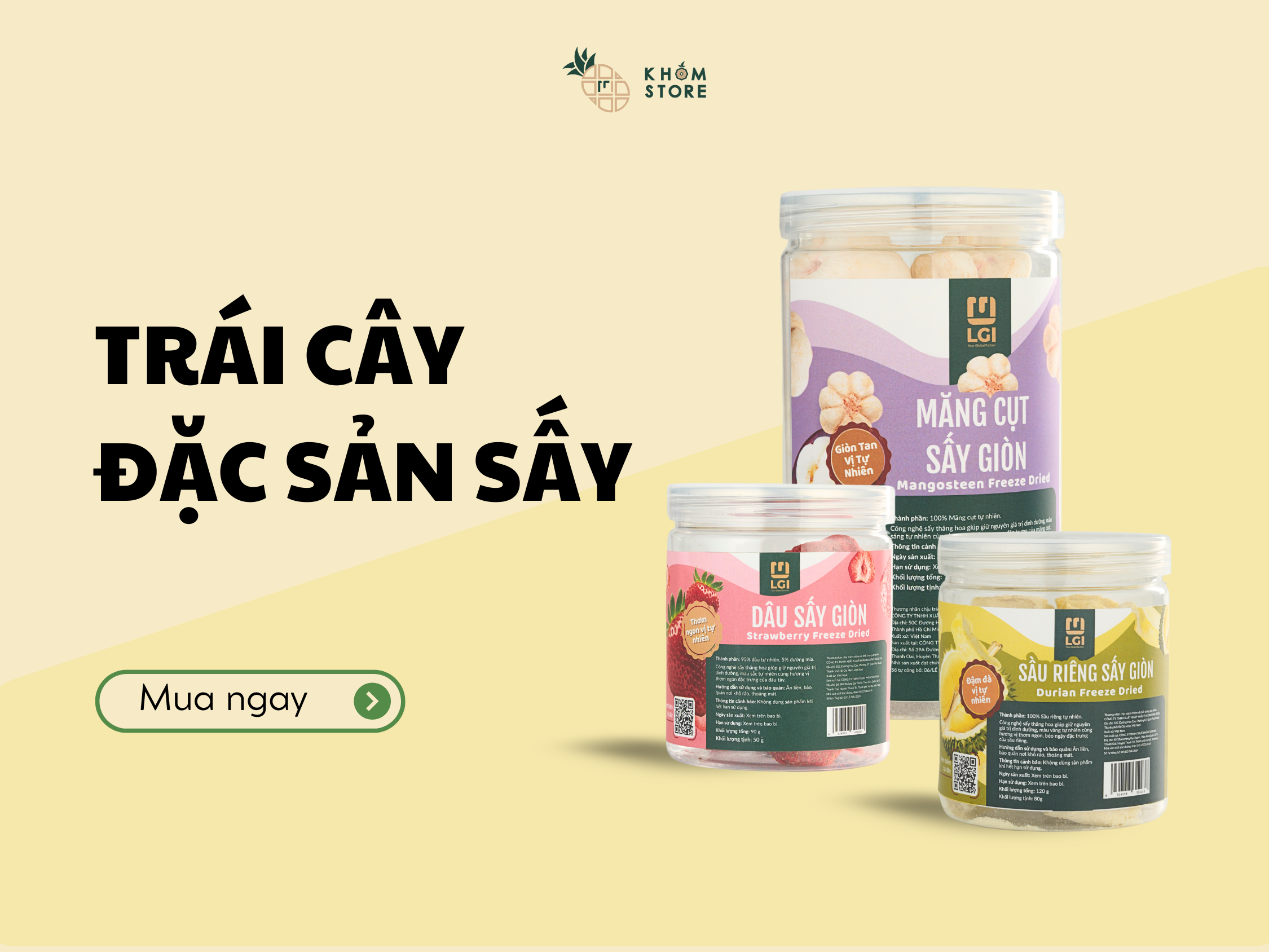 Trái Cây Sấy Đặc Sản