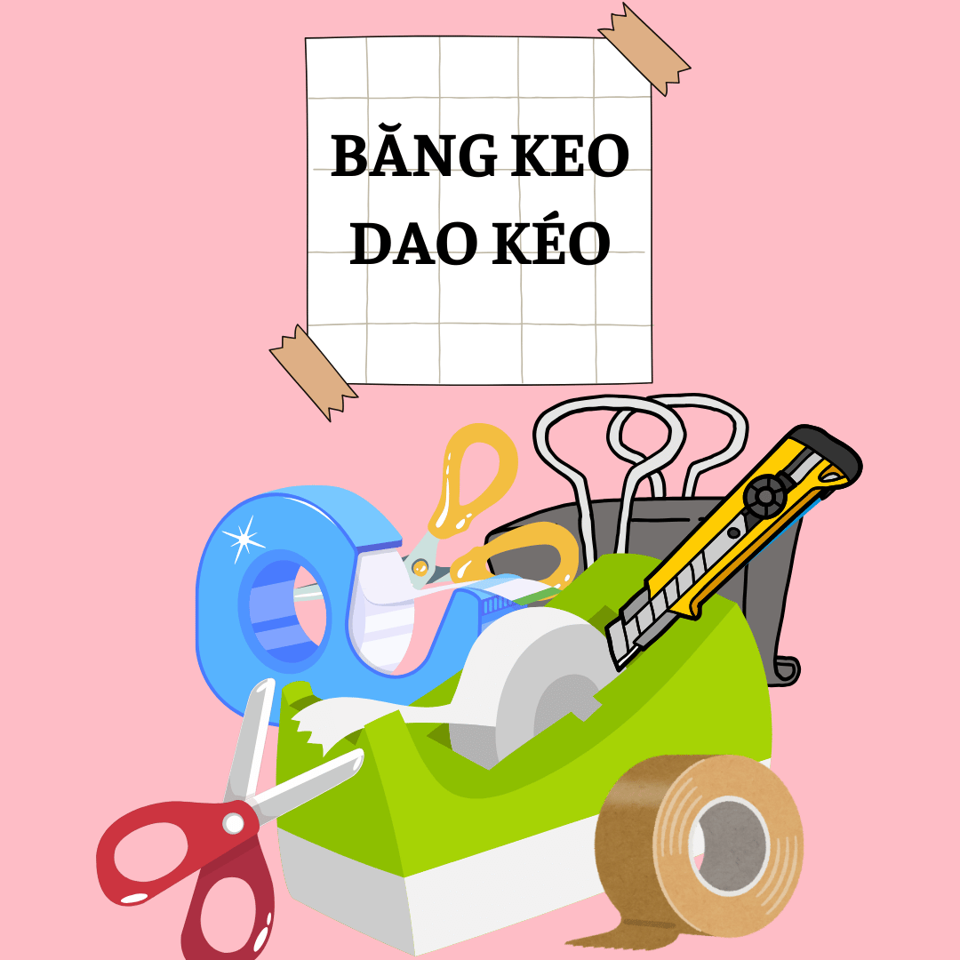 Băng keo - Dao kéo