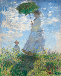 Woman With A Parasol - 1875