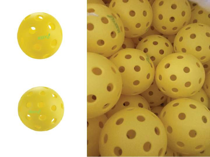 Bóng pickleball 40 lỗ và 26 lỗ