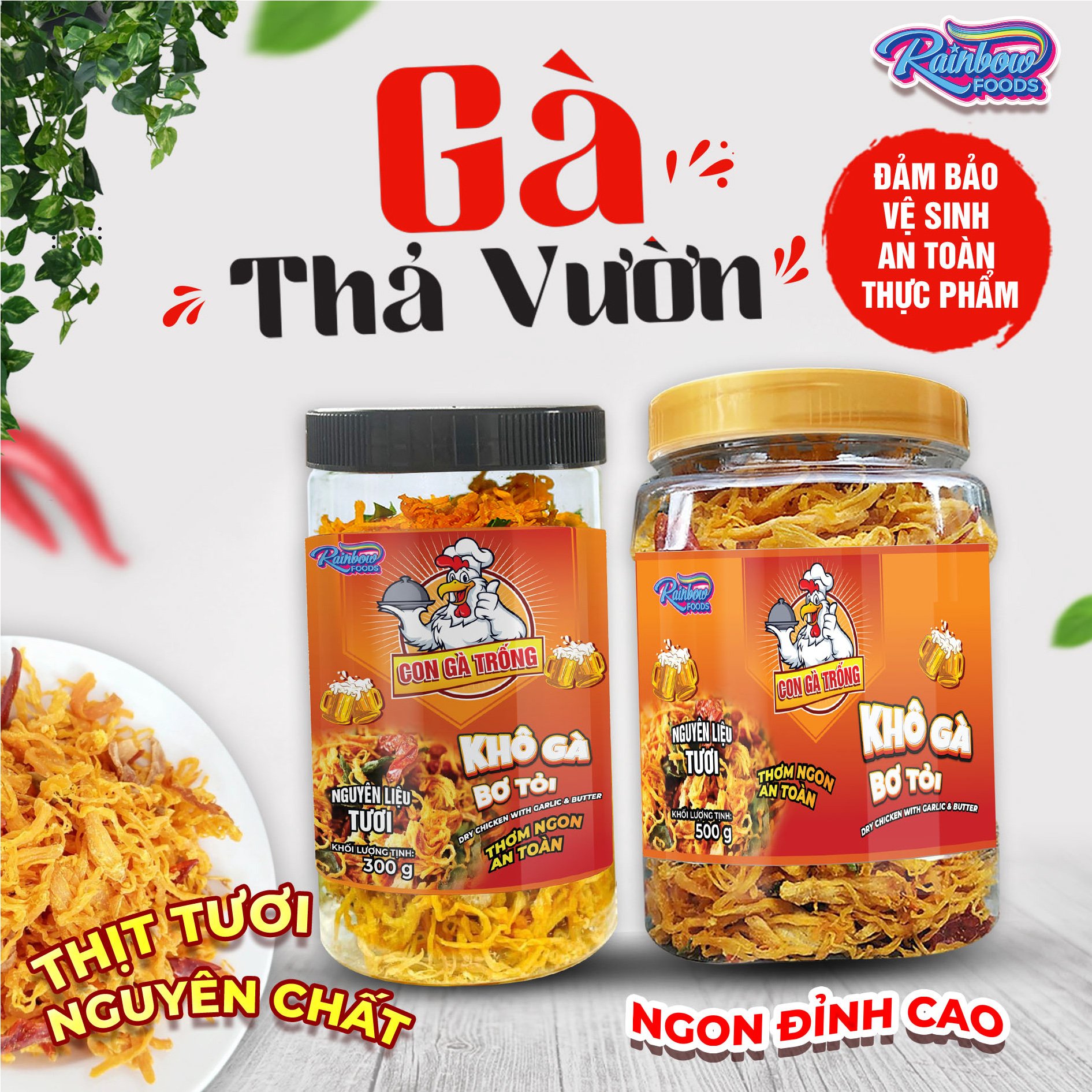 Khô Gà Bơ Tỏi
