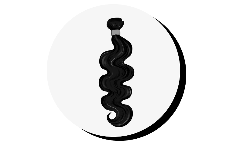 Tóc kẹp phím sợi tơ