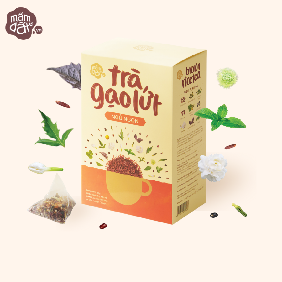 Trà Gạo Lứt Ngủ Ngon