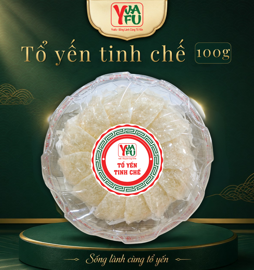 Tổ yến tinh chế sợi ngắn