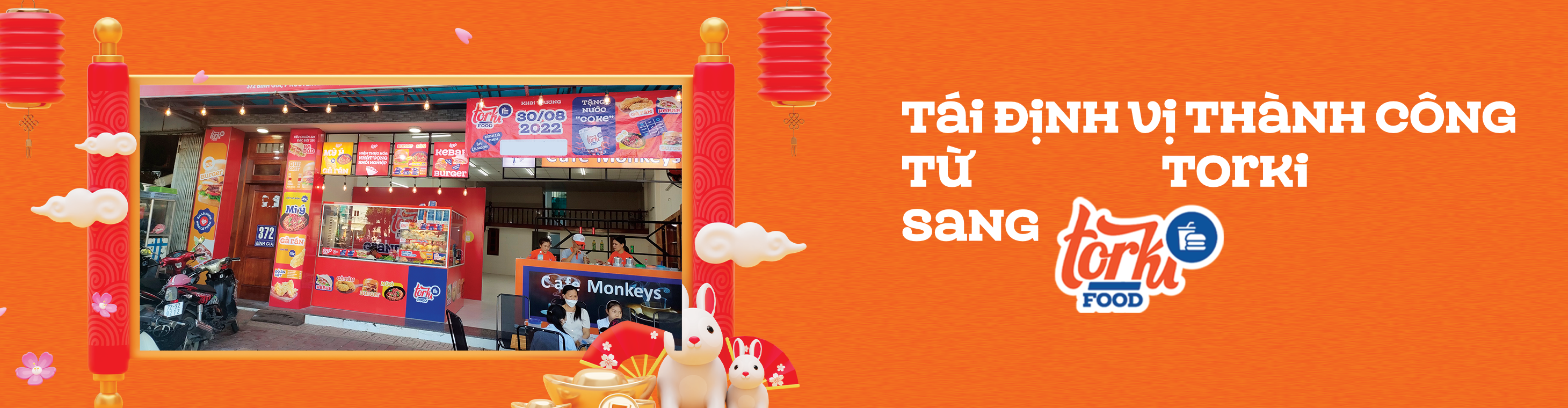 Torki Food tái định vị thành công