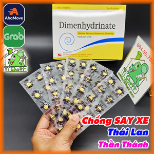 Dimenhydrinate Thuốc Chống Say Xe Thái Lan Chính Hãng