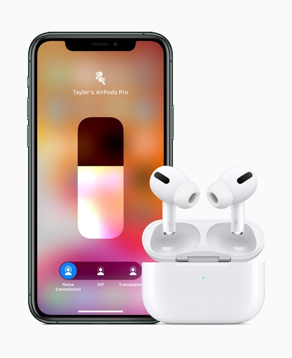 Cảm ứng lực và kết nối AirPods Pro