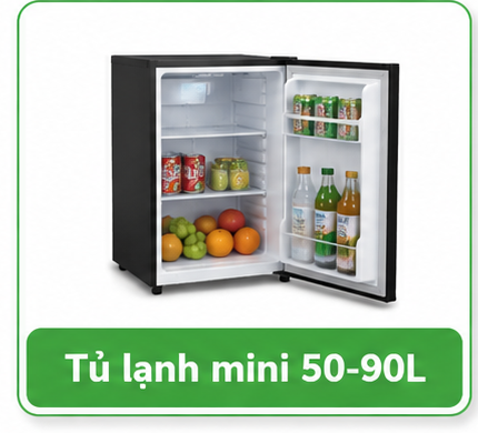 Tủ lạnh mini 50-90L