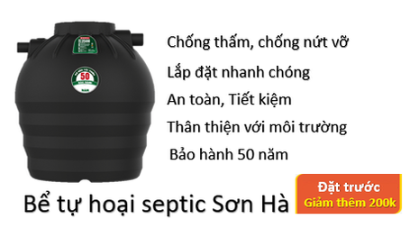 BỂ PHỐT TỰ HOẠI SEPTIC