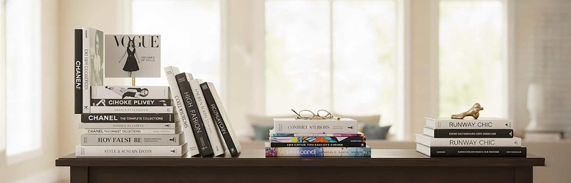 Sách mô hình trang trí - Banner