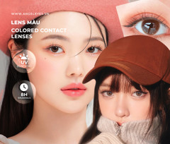 Colored contact lenses with degrees and without degrees