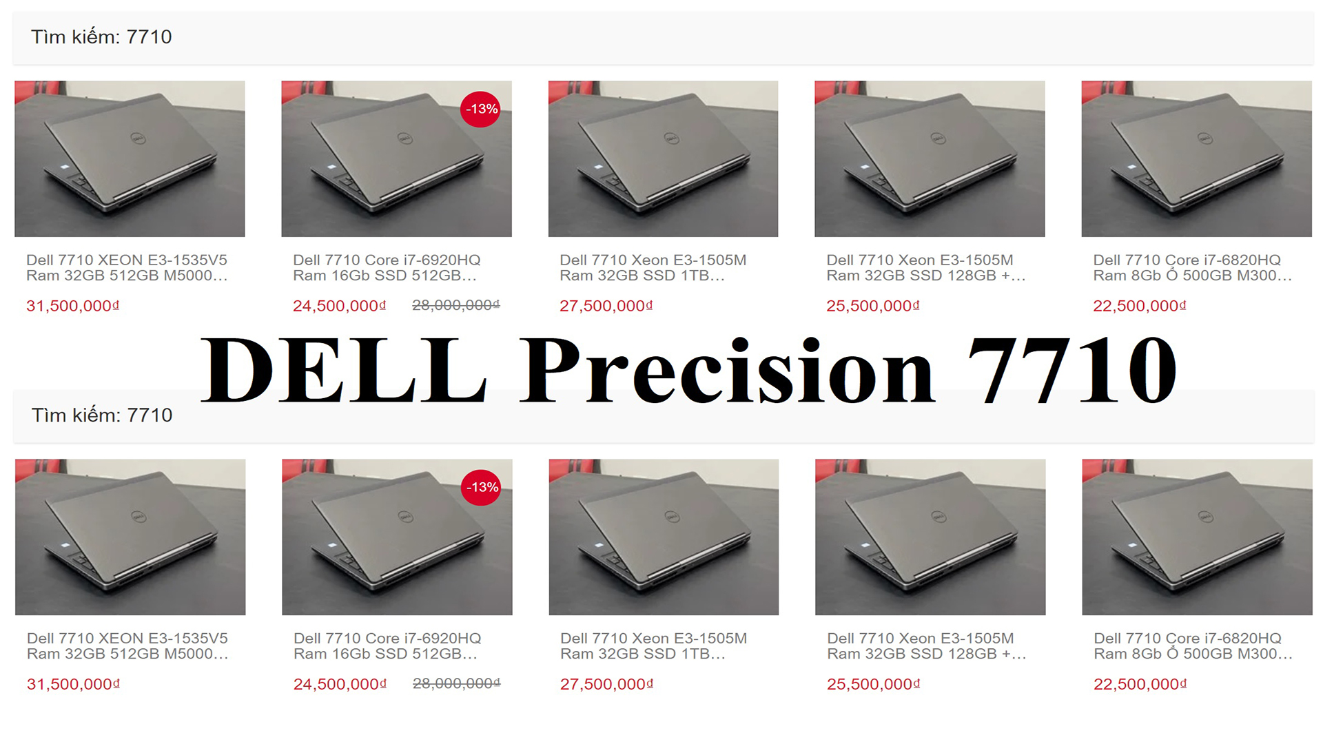 Dell Precision 7710 laptop đồ họa