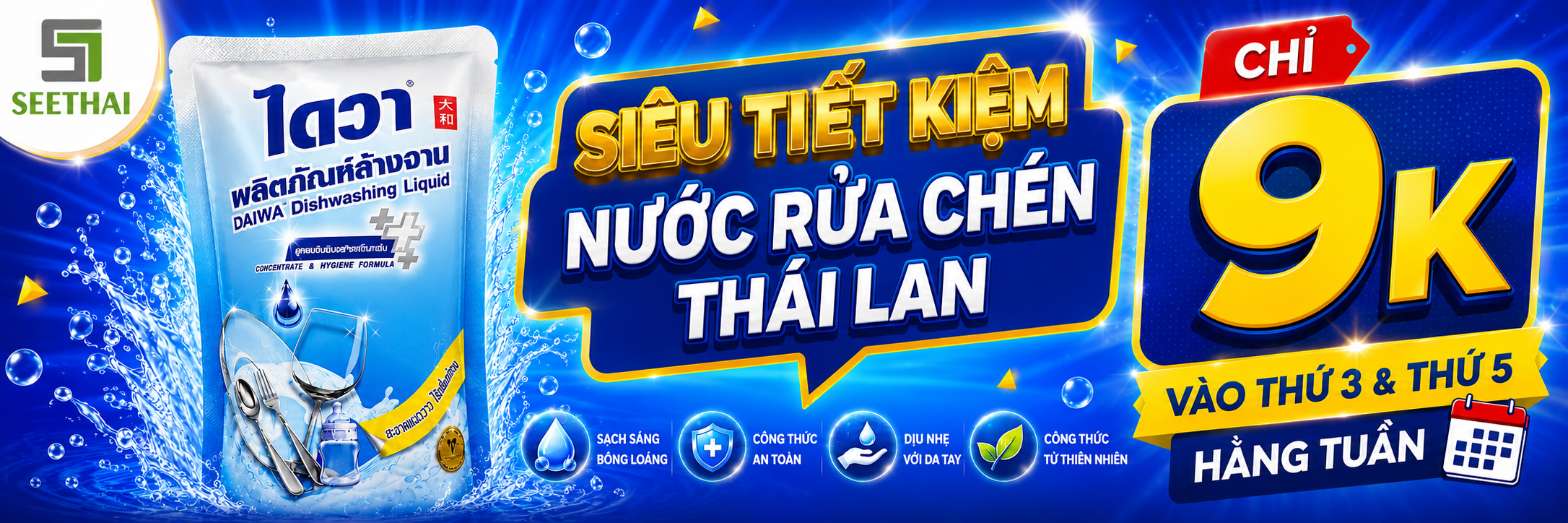 Đồng Giá 9K Thứ 3 & Thứ 5 hàng tuần