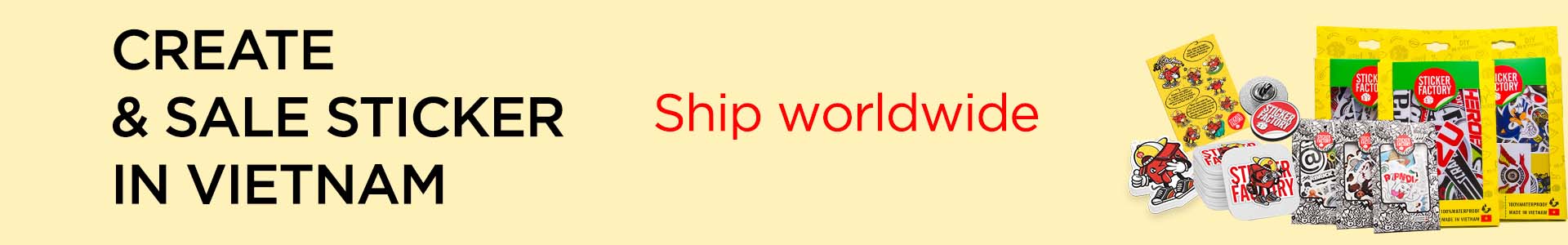 SINGLE STICKER TẤM A5 – Sticker Factory