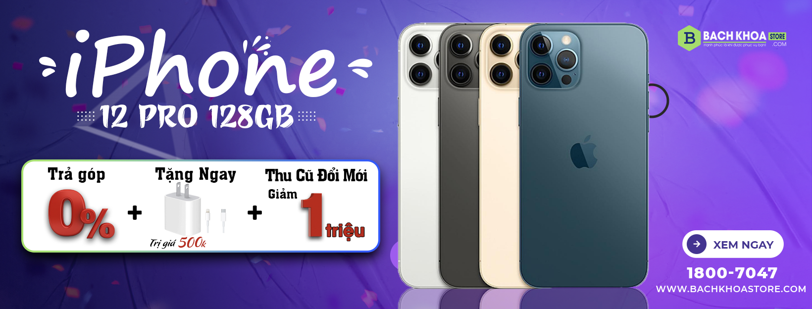 Deal sốc tháng 8<br>iPhone 12 Pro
