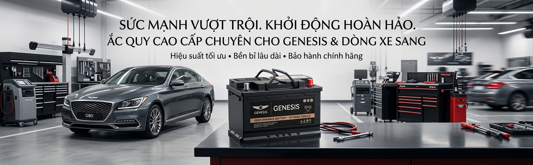 Ắc Quy Xe Genesis chính hãng - Ắc Quy Phước Châu