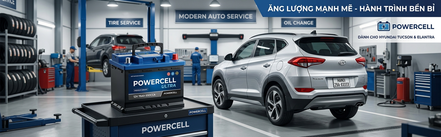 Ắc Quy Xe Hyundai chính hãng - Ắc Quy Phước Châu