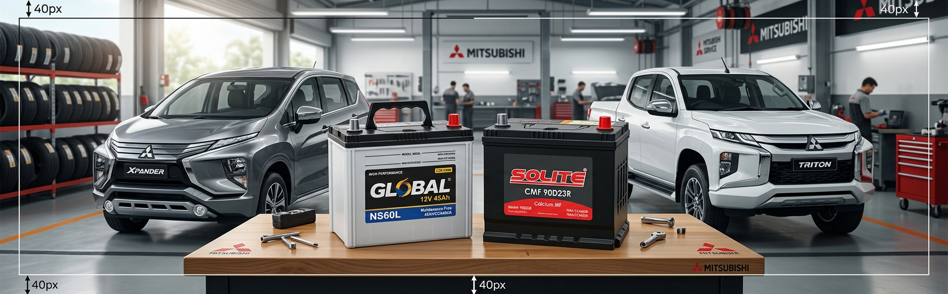 Ắc Quy Xe Mitsubishi chính hãng - Ắc Quy Phước Châu