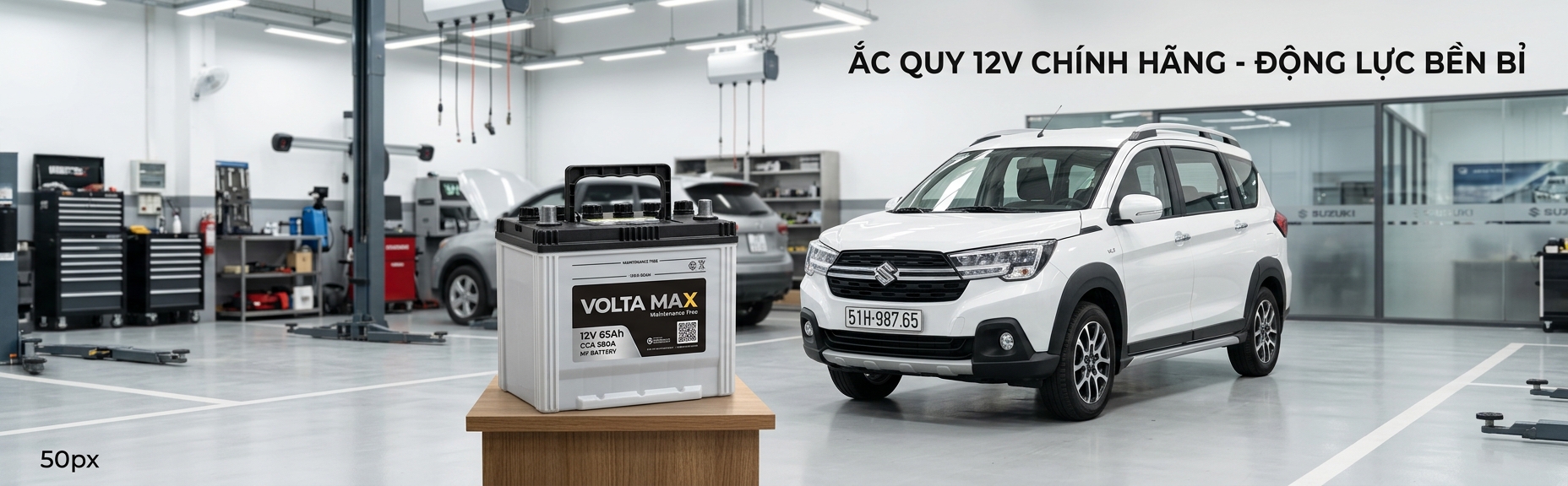 Ắc Quy Ô Tô Suzuki chính hãng - Ắc Quy Phước Châu