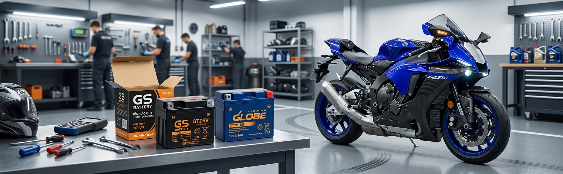 Ắc Quy Mô Tô Yamaha chính hãng - Ắc Quy Phước Châu