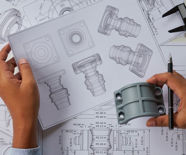 Thiết kế kỹ thuật 2D - 3D đa vật liệu